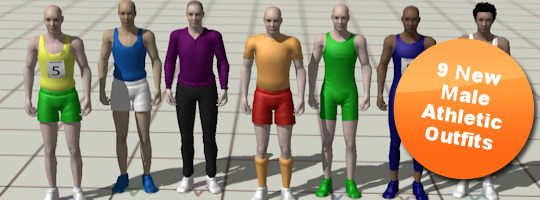 Male Athlete costumes