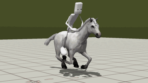 Horse animation example